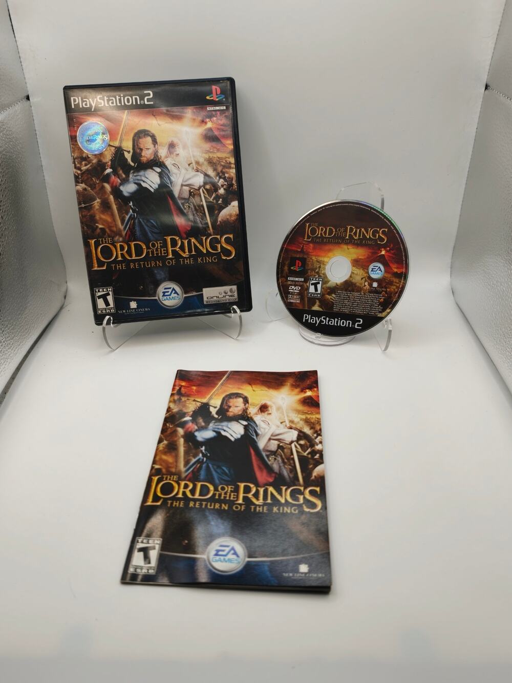 LOTR Return of the King PS2 CIB Complete Manual